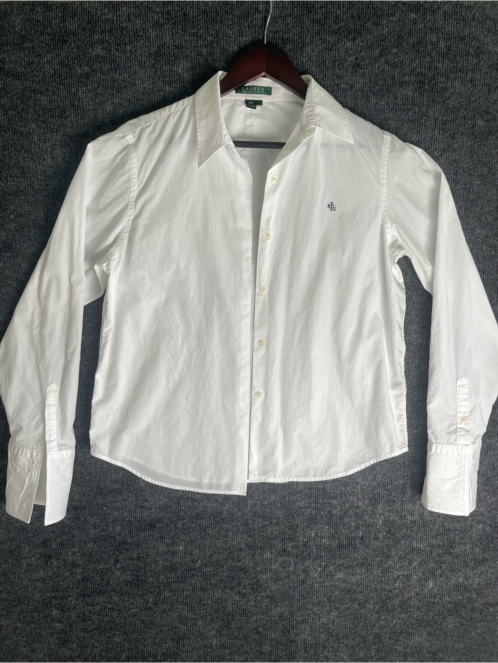 Ralph Lauren White Men's Classic Button-Down Shirt